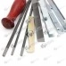 Kit ascutire lant drujba 7 piese cu suport textil